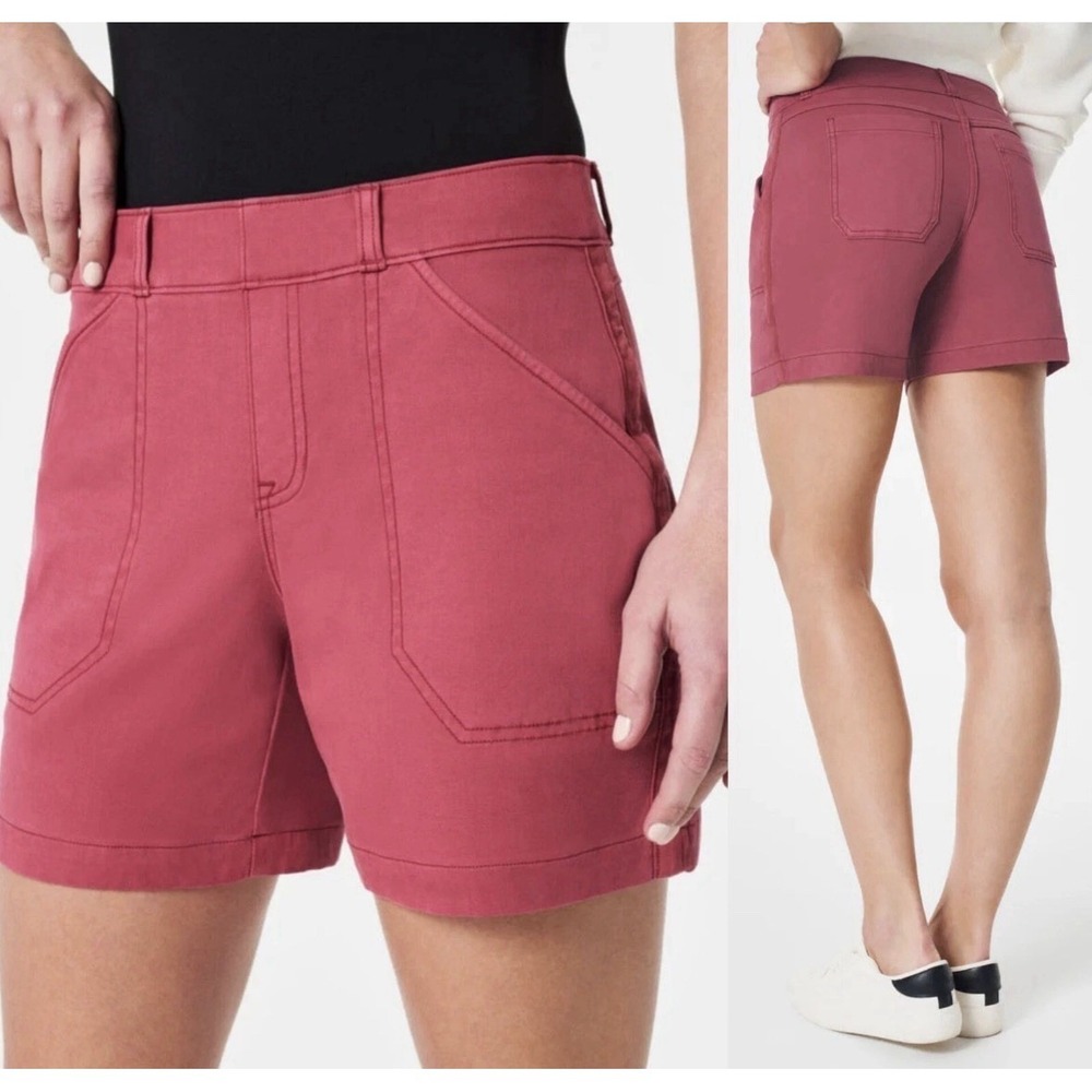 SPANX Rose Pink Utility Shorts